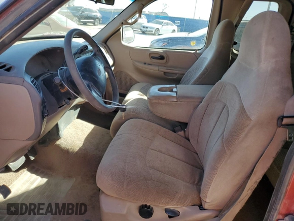 1999 Ford F-150 XL with VIN 1FTRX17L1XKB23992, listed as a Copart auction lot 44257695 with Not Provided miles and Salvage Title. Bid and sale history available at carsss.com. Image 7.
