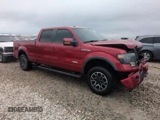 2014 Ford F-150 XL with VIN 1FTFW1ET1EKF08104, listed as a Copart auction lot 43540235 with 206,253 mi miles and Salvage Title. Bid and sale history available at carsss.com. Image 4.