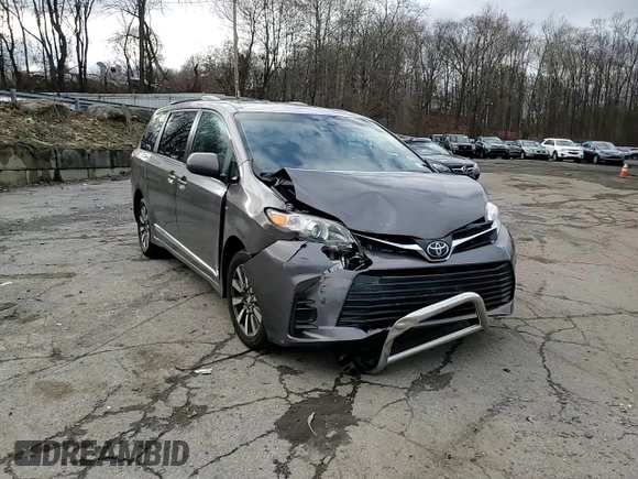 2020 Toyota Sienna LE with VIN 5TDJZ3DCXLS231778, listed as a Copart auction lot 85892214 with 118,026 mi miles and Salvage title. Bid and sale history available at DreamBid. Image 12.