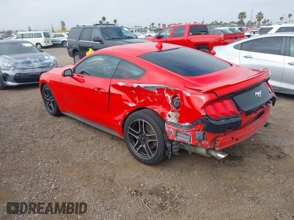 2021 Ford Mustang EcoBoost with VIN 1FA6P8TH0M5115847, listed as a IAAI auction lot 42221654 with 37,048 mi miles and . Bid and sale history available at DreamBid. Image 3.