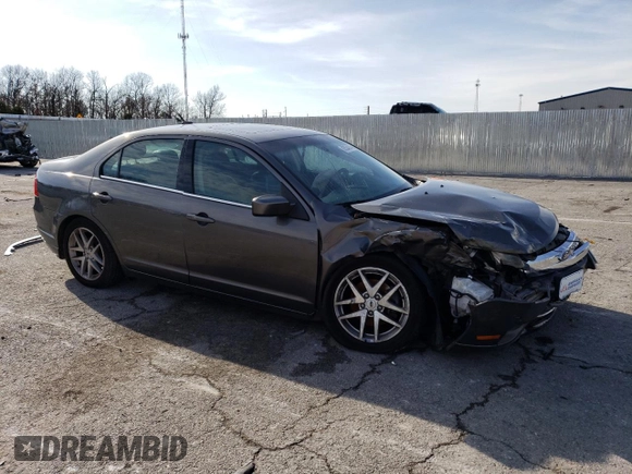 2012 Ford Fusion SEL with VIN 3FAHP0JA6CR137380, listed as a Copart auction lot 83534014 with Not provided miles and Salvage title. Bid and sale history available at DreamBid. Image 4.