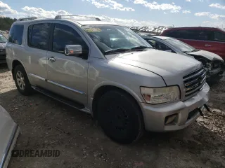 2007 Infiniti QX56 with VIN 5N3AA08C47N802244, listed as a Copart auction lot 87195344 with 0 mi miles and Salvage Title. Bid and sale history available at carsss.com. Image 4.