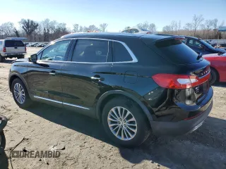 2017 Lincoln MKX Select with VIN 2LMPJ6KR1HBL47020, listed as a Copart auction lot 37538494 with 25,736 mi miles and Salvage Title. Bid and sale history available at carsss.com. Image 2.