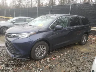 2022 Toyota Sienna LE z VIN 5TDKRKEC5NS099528, wystawiony jako Copart lot #85766564 z przebiegiem 80 473 mil mil oraz Szkoda całkowita • Salvage title. Historia ofert i sprzedaży dostępna na DreamBid. Obrazek 1.