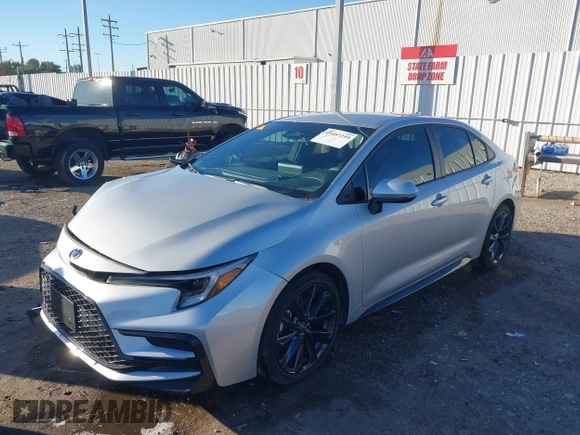 2025 Toyota Corolla SE with VIN 5YFS4MCE7SP217887, listed as a IAAI auction lot 41487259 with 3,515 mi miles. Bid and sale history available at carsss.com. Image 17.