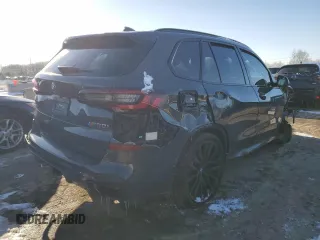 2022 BMW X5 M50i with VIN 5UXJU4C06N9M13151, listed as a Copart auction lot 45640985 with 0 mi miles and Salvage Title. Bid and sale history available at carsss.com. Image 3.