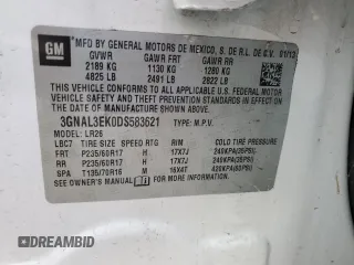 2013 Chevrolet Captiva Sport LT with VIN 3GNAL3EK0DS583621, listed as a Copart auction lot 76584524 with 152,067 mi miles and Clean Title. Bid and sale history available at DreamBid. Image 13.