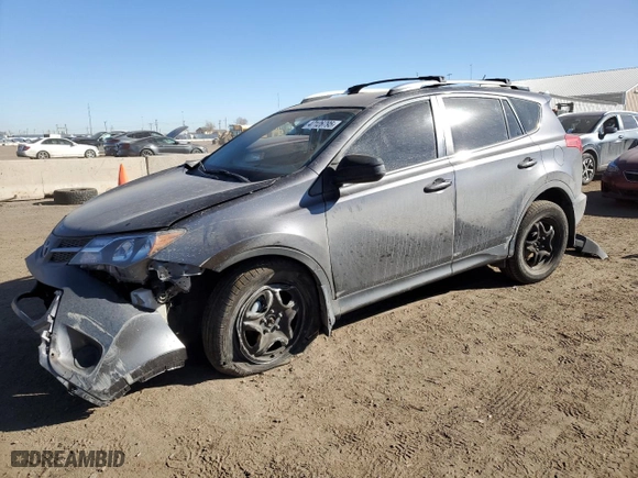 2015 Toyota RAV4 LE with VIN JTMBFREV4FJ033084, listed as a Copart auction lot 47126795 with 150,979 mi miles and Salvage Title. Bid and sale history available at carsss.com. Image 1.
