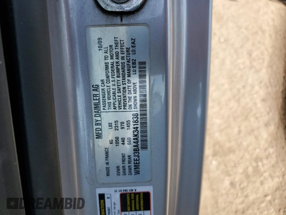 2010 Smart fortwo Pure with VIN WMEEJ3BA4AK341838, listed as a Copart auction lot 42514165 with 86,418 mi miles and Salvage title. Bid and sale history available at DreamBid. Image 15.