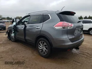 2015 Nissan Rogue SL с VIN 5N1AT2MV2FC897029, выставлен на аукционе Copart как лот 55111715 с пробегом Не указан миль и Списание • Salvage title. История ставок и продаж доступна на DreamBid. Изображение 2.