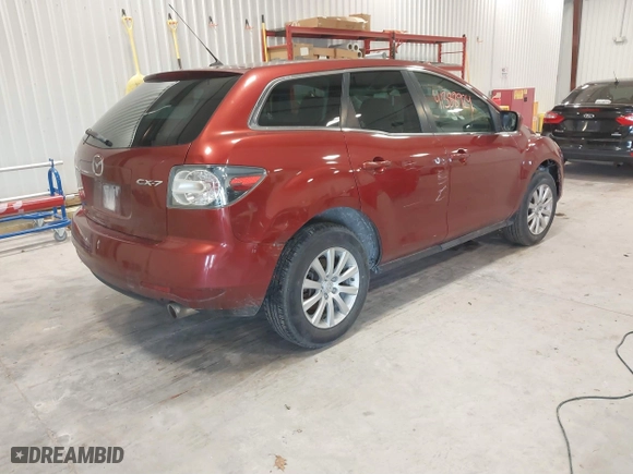 2010 Mazda CX-7 SV with VIN JM3ER2W52A0308418, listed as a IAAI auction lot 41388924 with 185,997 mi miles. Bid and sale history available at carsss.com. Image 4.