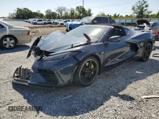 2021 Chevrolet Corvette 2LT with VIN 1G1YB2D4XM5112974, listed as a Copart auction lot 52553085 with 17,272 mi miles and Non repairable. Bid and sale history available at DreamBid. Image 1.
