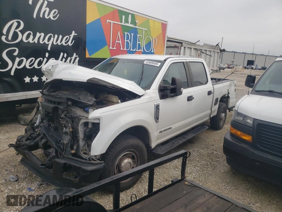2020 Ford F-250 XL with VIN 1FT7W2AT5LEC17200, listed as a Copart auction lot 42609485 with 107,209 mi miles and Non repairable. Bid and sale history available at DreamBid. Image 1.