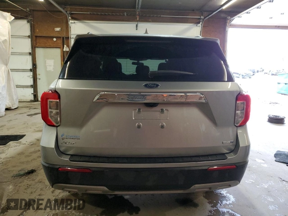 2020 Ford Explorer XLT with VIN 1FMSK8DH3LGB44781, listed as a Copart auction lot 52639065 with 44,670 mi miles and Salvage Title. Bid and sale history available at DreamBid. Image 6.