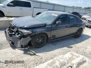 2025 Honda Civic Sedan Sport with VIN 2HGFE2F53SH501295, listed as a Copart auction lot 69032094 with 1,063 mi miles and Salvage Title. Bid and sale history available at carsss.com. Image 1.