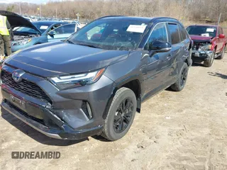 2024 Toyota RAV4 Hybrid XSE with VIN 2T3E6RFVXRW052367, listed as a IAAI auction lot 41350121 with 16,184 mi miles. Bid and sale history available at carsss.com. Image 2.