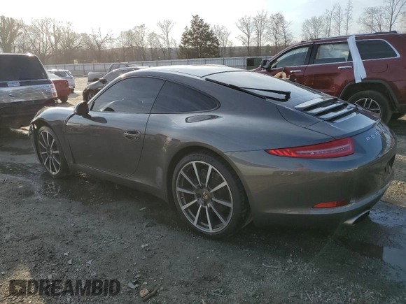 2012 Porsche 911 991 Carrera with VIN WP0AA2A96CS106178, listed as a Copart auction lot 44198105 with 50,971 mi miles and Salvage Title. Bid and sale history available at DreamBid. Image 2.