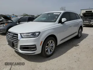 2017 Audi Q7 Premium Plus with VIN WA1LAAF70HD014757, listed as a Copart auction lot 52191525 with 92,788 mi miles and Salvage Title. Bid and sale history available at DreamBid. Image 1.