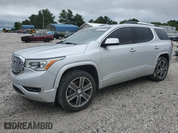 2018 GMC Acadia Denali with VIN 1GKKNPLSXJZ218867, listed as a Copart auction lot 58247895 with 93,230 mi miles and Salvage title. Bid and sale history available at DreamBid. Image 1.
