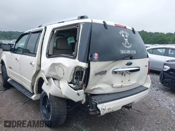 2007 Ford Expedition Limited with VIN 1FMFU20547LA46487, listed as a IAAI auction lot 42720866 with 263,264 mi miles and . Bid and sale history available at DreamBid. Image 3.