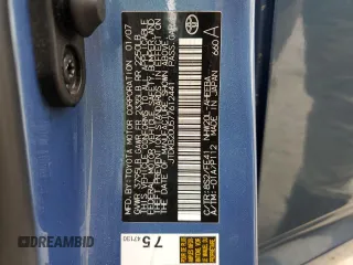 2007 Toyota Prius with VIN JTDKB20U577612441, listed as a Copart auction lot 54551315 with 185,562 mi miles and Salvage Title. Bid and sale history available at DreamBid. Image 12.