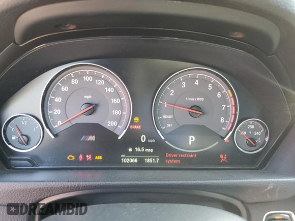 2016 BMW M4 z VIN WBS3R9C52GK338330, wystawiony jako Copart lot #73767124 z przebiegiem 102 066 mil mil oraz Szkoda całkowita • Salvage title. Historia ofert i sprzedaży dostępna na DreamBid. Obrazek 9.