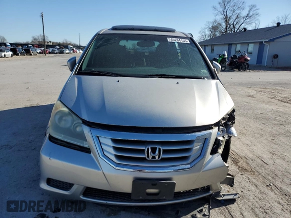 2008 Honda Odyssey EX-L with VIN 5FNRL38708B050394, listed as a Copart auction lot 49284105 with 163,827 mi miles and Salvage Title. Bid and sale history available at carsss.com. Image 5.