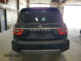 2021 Nissan Armada SV with VIN JN8AY2AC1M9146351, listed as a Copart auction lot 70776764 with 73,727 mi miles and Salvage Title. Bid and sale history available at carsss.com. Image 6.