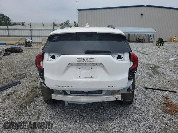 2022 GMC Terrain SLE with VIN 3GKALTEV5NL195741, listed as a Copart auction lot 57082765 with 67,949 mi miles and Salvage title. Bid and sale history available at DreamBid. Image 6.