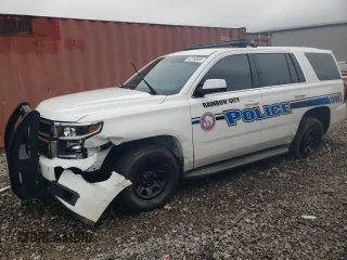 2016 Chevrolet Tahoe Commercial z VIN 1GNSKDECXGR130281, wystawiony jako Copart lot #42766985 z przebiegiem Nie podano mil oraz Szkoda całkowita • Salvage title. Historia ofert i sprzedaży dostępna na DreamBid. Obrazek 1.