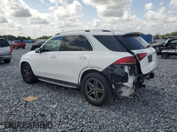 2021 Mercedes-Benz GLE 350 with VIN 4JGFB4KB0MA375313, listed as a Copart auction lot 58191815 with 23,506 mi miles and Clean title. Bid and sale history available at DreamBid. Image 2.