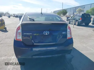 2013 Toyota Prius One with VIN JTDKN3DU0D1623630, listed as a IAAI auction lot 42015052 with 213,796 mi miles. Bid and sale history available at carsss.com. Image 16.
