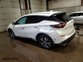 2021 Nissan Murano S with VIN 5N1AZ2AS9MC137024, listed as a Copart auction lot 43761925 with 46,527 mi miles and Salvage Title. Bid and sale history available at carsss.com. Image 2.