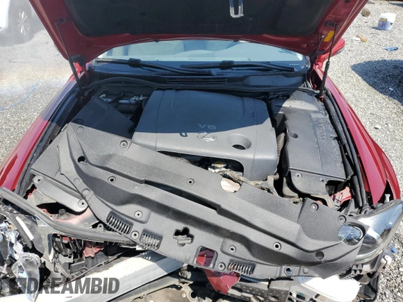 2012 Lexus IS 250 with VIN JTHBF5C28C5171750, listed as a Copart auction lot 50923475 with 109,491 mi miles and Salvage Title. Bid and sale history available at DreamBid. Image 12.