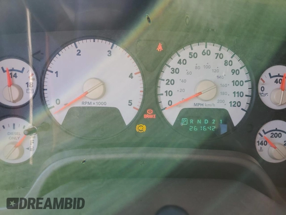 2006 Dodge Ram 2500 SLT with VIN 3D7KR28C16G253590, listed as a Copart auction lot 76333464 with 261,642 mi miles and Salvage Title. Bid and sale history available at carsss.com. Image 9.