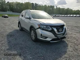 2017 Nissan Rogue SV with VIN JN8AT2MT9HW143313, listed as a Copart auction lot 52010935 with 92,200 mi miles and Salvage Title. Bid and sale history available at carsss.com. Image 12.
