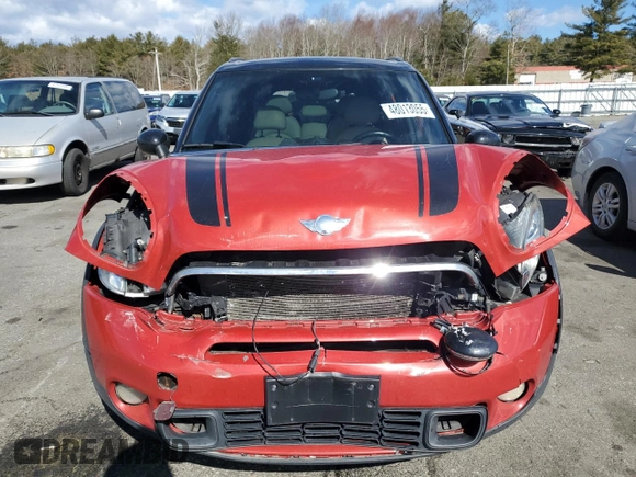 2013 MINI Countryman S ALL4 with VIN WMWZC5C57DWP34038, listed as a Copart auction lot 48013055 with 141,751 mi miles and Salvage Title. Bid and sale history available at DreamBid. Image 5.