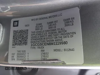 2021 Chevrolet Colorado 2WD LT with VIN 1GCGSCEN8M1119980, listed as a IAAI auction lot 41613711 with 86,612 mi miles and . Bid and sale history available at DreamBid. Image 9.