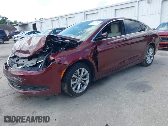 2015 Chrysler 200 C with VIN 1C3CCCCB4FN655152, listed as a IAAI auction lot 41953932 with 67,014 mi miles and . Bid and sale history available at DreamBid. Image 17.