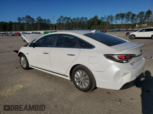 2016 Hyundai Sonata Hybrid SE with VIN KMHE24L15GA013323, listed as a Copart auction lot 49508115 with 0 mi miles and Salvage Title. Bid and sale history available at carsss.com. Image 2.