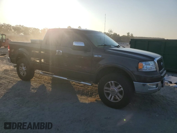 2005 Ford F-150 XLT with VIN 1FTPX12545NA15281, listed as a Copart auction lot 62342005 with 254,280 mi miles and Clean title. Bid and sale history available at DreamBid. Image 4.