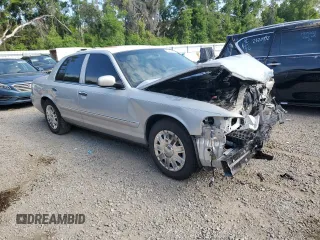 2008 Mercury Grand Marquis GS with VIN 2MEFM74V88X660411, listed as a Copart auction lot 53467695 with Not Provided miles and Salvage Title. Bid and sale history available at DreamBid. Image 4.