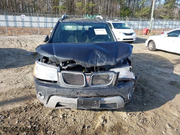 2008 Pontiac Torrent with VIN 2CKDL33F786046429, listed as a IAAI auction lot 41517641 with 165581 miles. Bid and sale history available at carsss.com. Image 6.