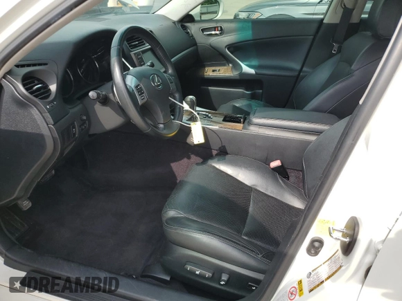 2012 Lexus IS 250 with VIN JTHBF5C25C5183791, listed as a Copart auction lot 54915085 with 170,381 mi miles and Salvage Title. Bid and sale history available at DreamBid. Image 7.