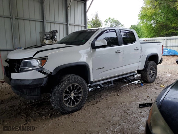 2019 Chevrolet Colorado 4WD ZR2 with VIN 1GCGTEEN5K1256848, listed as a Copart auction lot 51668185 with 99,913 mi miles and Non Repairable. Bid and sale history available at carsss.com. Image 1.
