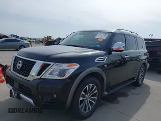 2018 Nissan Armada Platinum with VIN JN8AY2ND3J9050428, listed as a IAAI auction lot 41569768 with 128,904 mi miles. Bid and sale history available at carsss.com. Image 18.