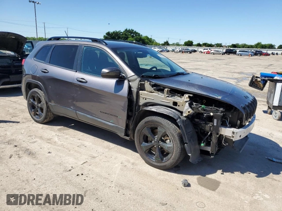 2018 Jeep Cherokee Latitude Tech Connect with VIN 1C4PJLCB2JD540034, listed as a Copart auction lot 55622855 with 71,428 mi miles and Salvage title. Bid and sale history available at DreamBid. Image 4.