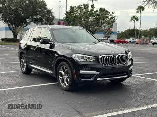 2021 BMW X3 sDrive30i with VIN 5UXTY3C02M9F31903, listed as a Copart auction lot 53496175 with 54,265 mi miles and Clean Title. Bid and sale history available at carsss.com. Image 1.