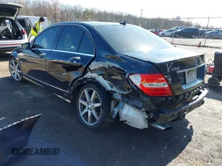 2012 Mercedes-Benz C-Class C 250 Sport with VIN WDDGF4HB9CR237960, listed as a IAAI auction lot 41816875 with 126,524 mi miles. Bid and sale history available at carsss.com. Image 3.