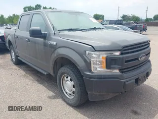 2018 Ford F-150 XL with VIN 1FTEW1EP3JKC12347, listed as a IAAI auction lot 42671554 with 177,086 mi miles and . Bid and sale history available at DreamBid. Image 1.